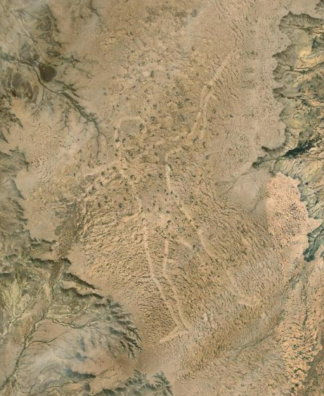 Vue satellite : L’Homme de Marree